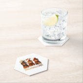 Halloween Thanksgiving KerstHappy Hallo Kartonnen Onderzetters (Insitu)