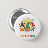 Halloween Thanksgiving KerstHappy Hallo Ronde Button 5,7 Cm (Voorkant /achterkant)