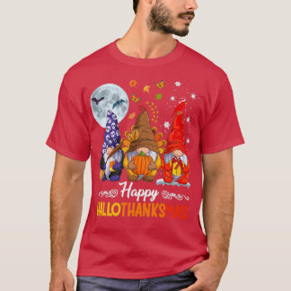 Halloween Thanksgiving KerstHappy Hallo T-shirt