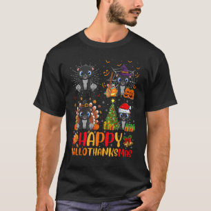 Halloween Thanksgiving Kerstmis Cougar Halloween T-shirt