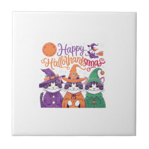 Halloween Thanksgiving Kerstmis Gelukkig HalloBeda Tegeltje