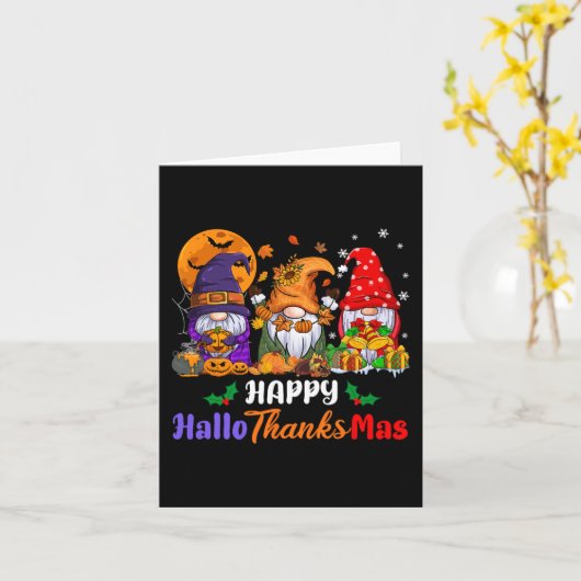 Halloween Thanksgiving kerstmis Gn Kaart (Gele Bloem)