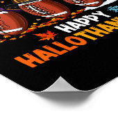 Halloween Thanksgiving Kerstmis Hantanksmas Fo Poster (Hoek)
