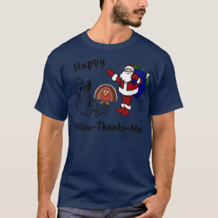 Halloween Thanksgiving Kerstmis Happy Hallow Than T-shirt