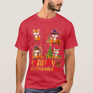 Halloween Thanksgiving Kerstmis voor Ho Hanksmas T-shirt