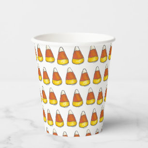 Halloween Thanksgiving Trick-or-Treat Candy Corn Papieren Bekers