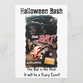 Halloween The Bat Vincent Price Movie Poster Invit Kaart