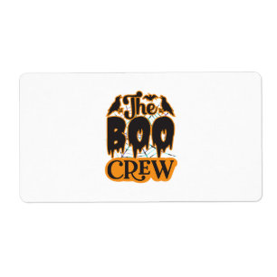 Halloween The Boo Crew Etiket