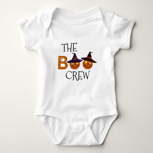 Halloween The Boo Crew Illustration Family Romper (Voorkant)