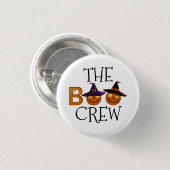 Halloween The Boo Crew Illustration Ronde Button 3,2 Cm (Voorkant /achterkant)