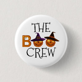Halloween The Boo Crew Illustration Ronde Button 3,2 Cm