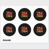 Halloween The Boo Crew Ronde Sticker (Vel)