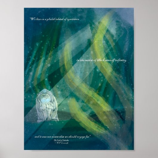 Halloween The Call of Cthulhu Kunstprint Poster (Voorkant)