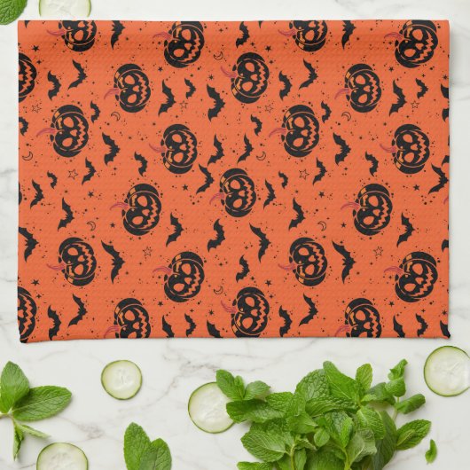 Halloween Theedoek (Gevouwen)