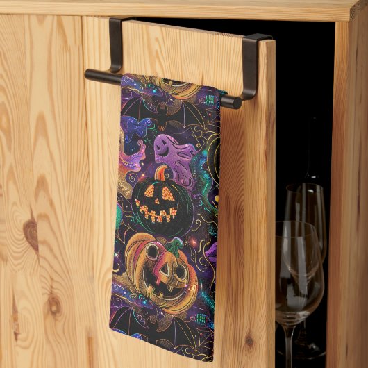 Halloween Theedoek (Derde Gevouwen)