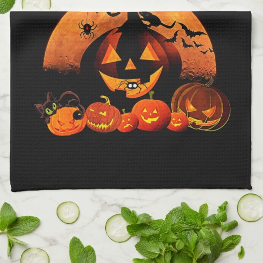 Halloween Theedoek (Gevouwen)