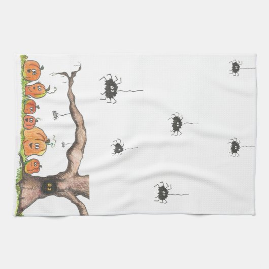 Halloween Theedoek (Horizontaal)