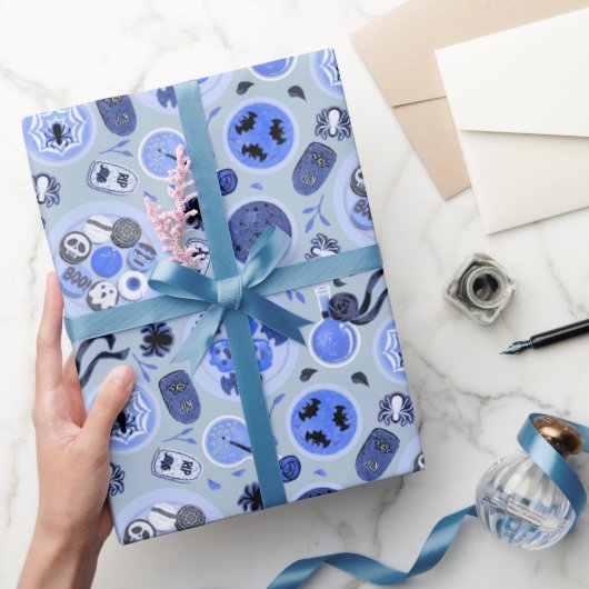 Halloween theefeest inpakpapier (Geschenken)