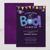Halloween Thema Baby shower Leuk Feest Kaart (Voorkant / Achterkant)