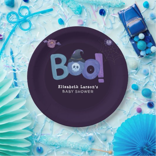 Halloween Thema Baby shower Leuk Feest Papieren Bordje (Feest)