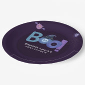 Halloween Thema Baby shower Leuk Feest Papieren Bordje (Gekanteld)