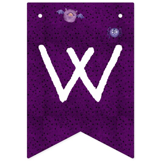 Halloween Thema Baby shower Leuk Feest Vlaggetjes (Derde vlag)