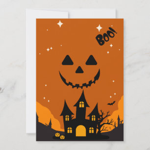 Halloween Thema Baby Shower Uitnodiging