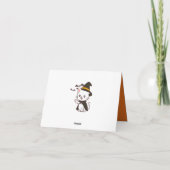 Halloween Thema Baby Shower Uitnodiging (Achterkant)