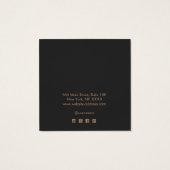 Halloween Thema Bat Stud Oorbel Display Kaart (Achterkant)