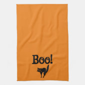 Halloween Thema Boo Keukenhanddoek (Verticaal)