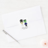 Halloween thema bruiloft stickers (Envelop)