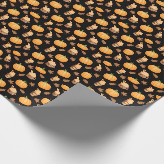 Halloween-thema Cadeaupapier (Hoek)