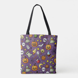 Halloween thema Canvas tas 🎃👻🕸️