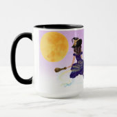 Halloween Thema De beste heks ooit Naam meisje Mok (Links)