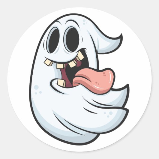 Halloween-thema Design Ronde Sticker (Voorkant)