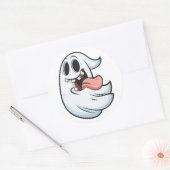 Halloween-thema Design Ronde Sticker (Envelop)