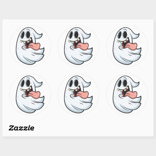 Halloween-thema Design Ronde Sticker (Vel)