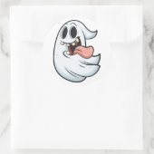 Halloween-thema Design Ronde Sticker (Tas)