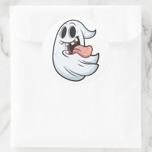 Halloween-thema Design Ronde Sticker (Tas)
