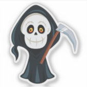 Halloween-thema Design Sticker (Voorkant)