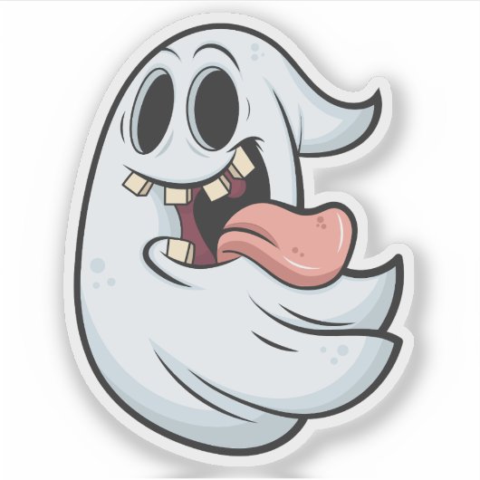 Halloween-thema Design Sticker (Voorkant)