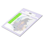 Halloween thema doelen sjabloon notitieblok (Schuin)