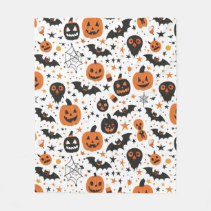 Halloween thema fleece deken