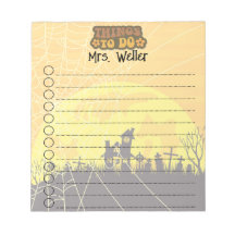 Halloween Thema Gepersonaliseerde to-do lijst