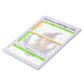 Halloween thema gezondheidslogboek notitieblok (Schuin)