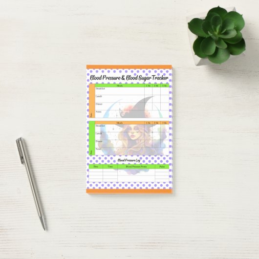 Halloween thema gezondheidslogboek post-it® notes (Kantoor)