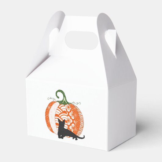 Halloween thema gunst box bedankdoosjes (Achterkant)