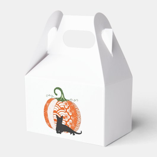 Halloween thema gunst box bedankdoosjes (Voorkant Zijde)