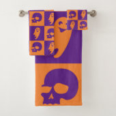 Halloween thema handdoekenset. bad handdoek (Insitu)