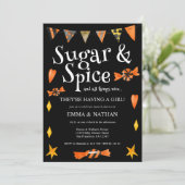 Halloween Thema Het is een Baby shower van een Mei Kaart (Staand voorkant)